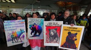 10 02 2024 Trento, Manifestazione Stop Casteller