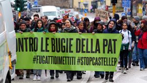 10 02 2024 Trento, Manifestazione Stop Casteller