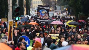 10 02 2024 Trento, Manifestazione Stop Casteller